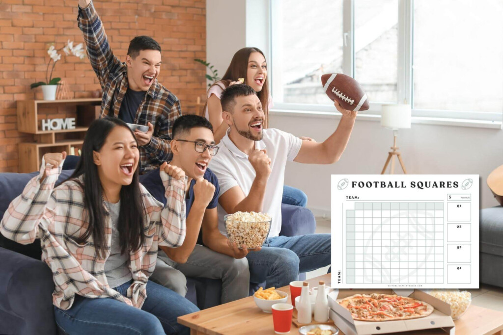 Free Printable Football Squares PDF For Game Day Fun 