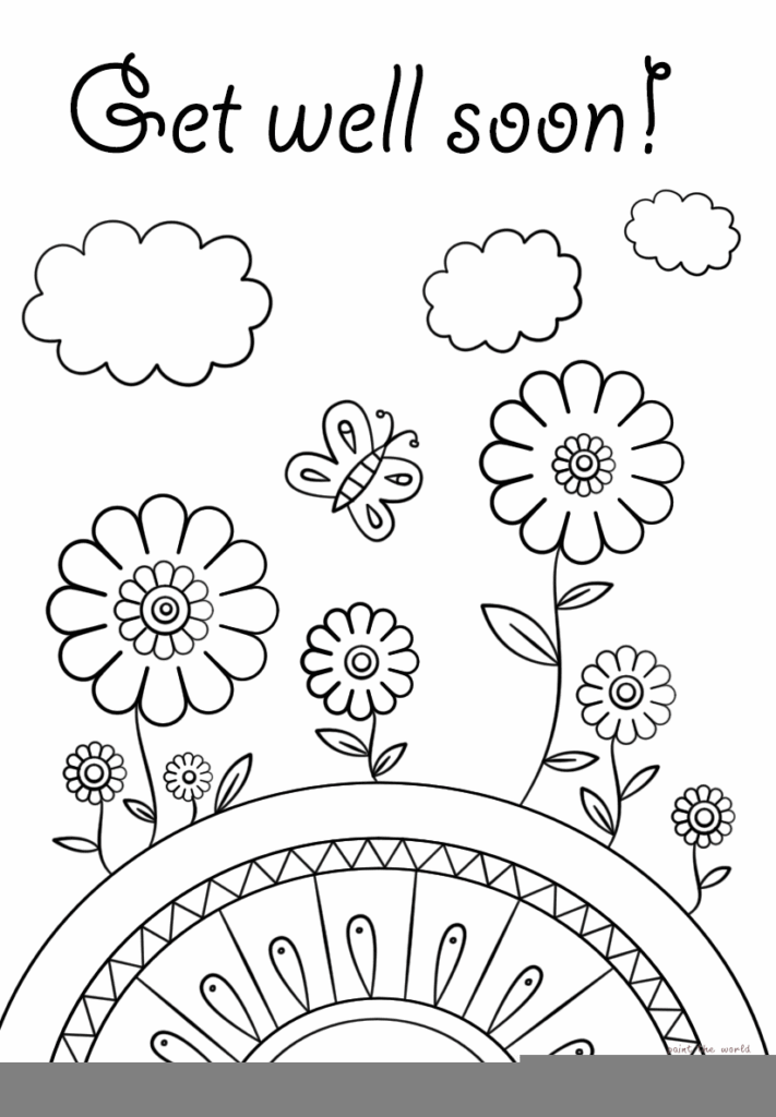 Free Printable Get Well Cards To Color Free Printable