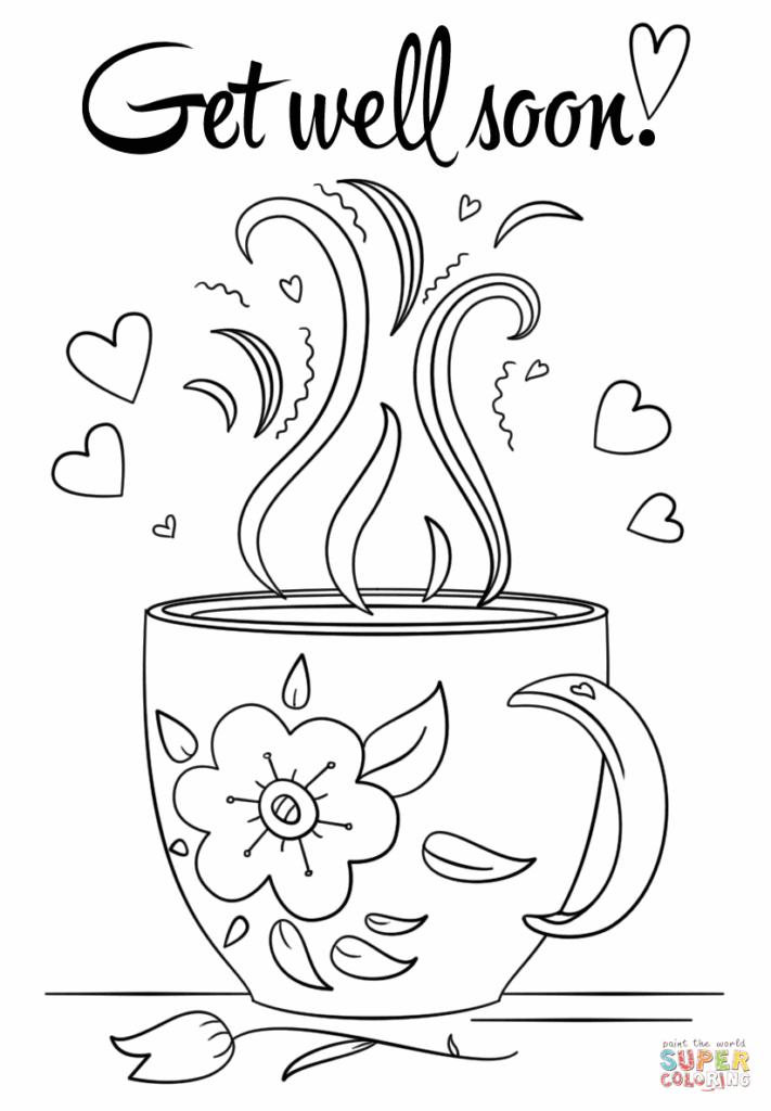Free Printable Get Well Cards To Color Free Printable