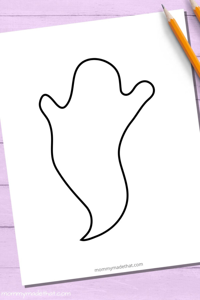 Free Printable Ghost Template Daily Printables 41 OFF