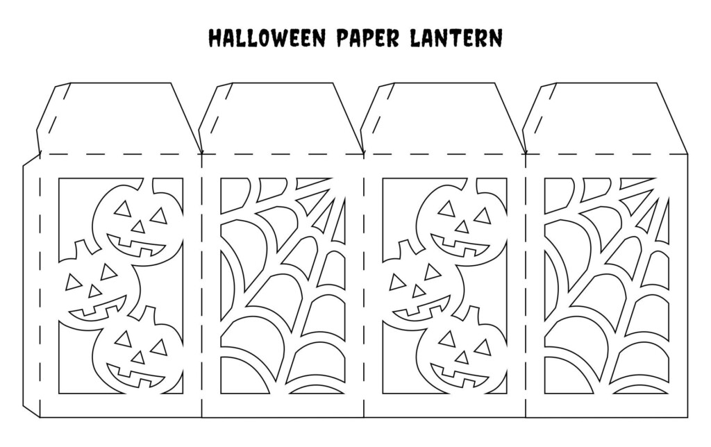 Free Printable Halloween Paper Crafts Templates Printables Template Free