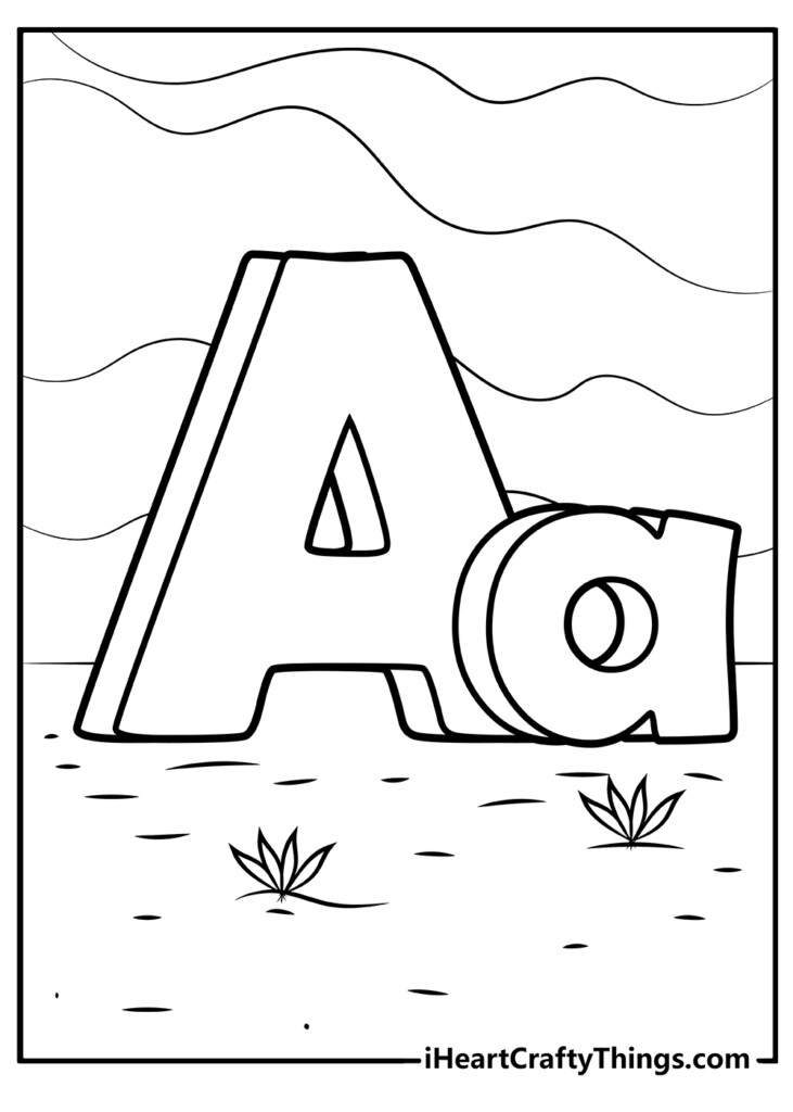 Free Printable Letter A Coloring Pages Free Coloring Sheet Printables 