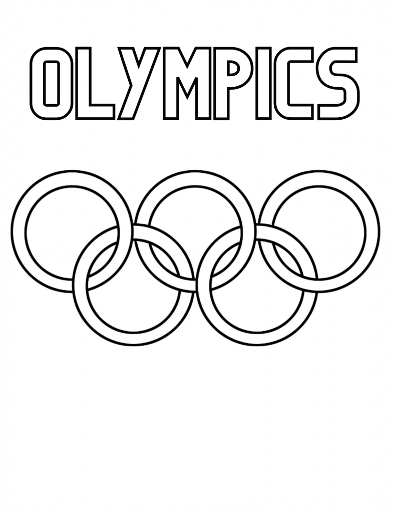 Free Printable Olympic Rings Coloring Pages Classy Mommy