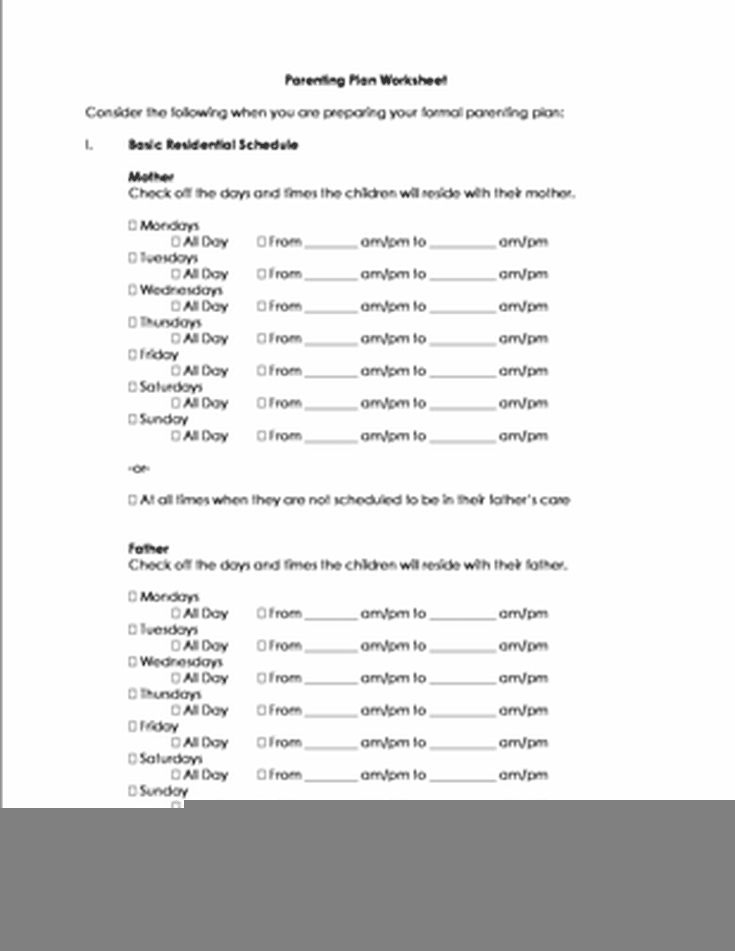 Free Printable Parenting Worksheets Coping Skills Worksheets