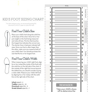 Free Printable Shoe Size Chart Download Free Printable Shoe Size Chart 