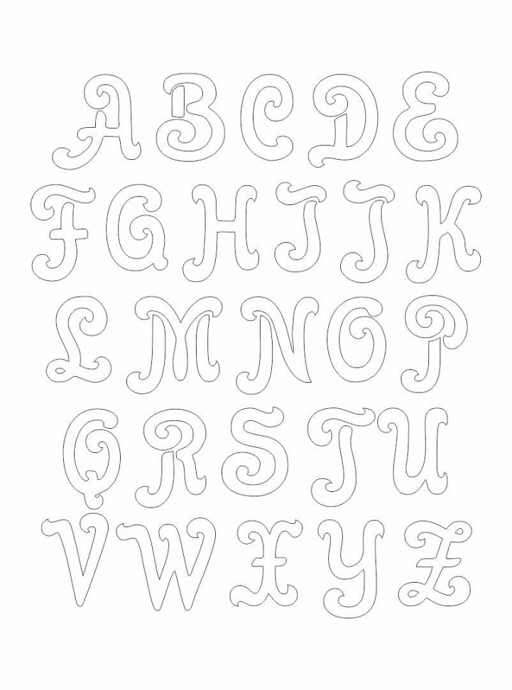 Free Printable Stencils Letters FREE Printable HQ
