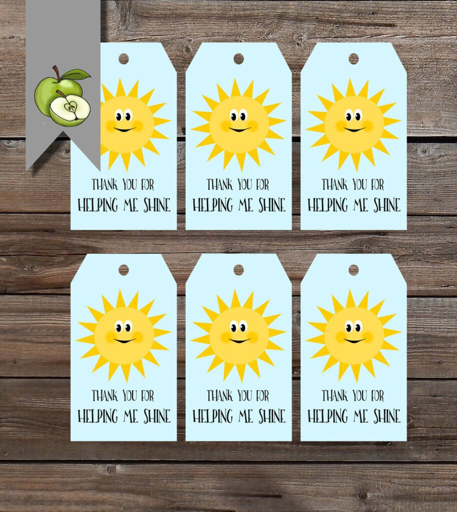 Free Printable Teacher Summer Gift Tags Printable Word Searches