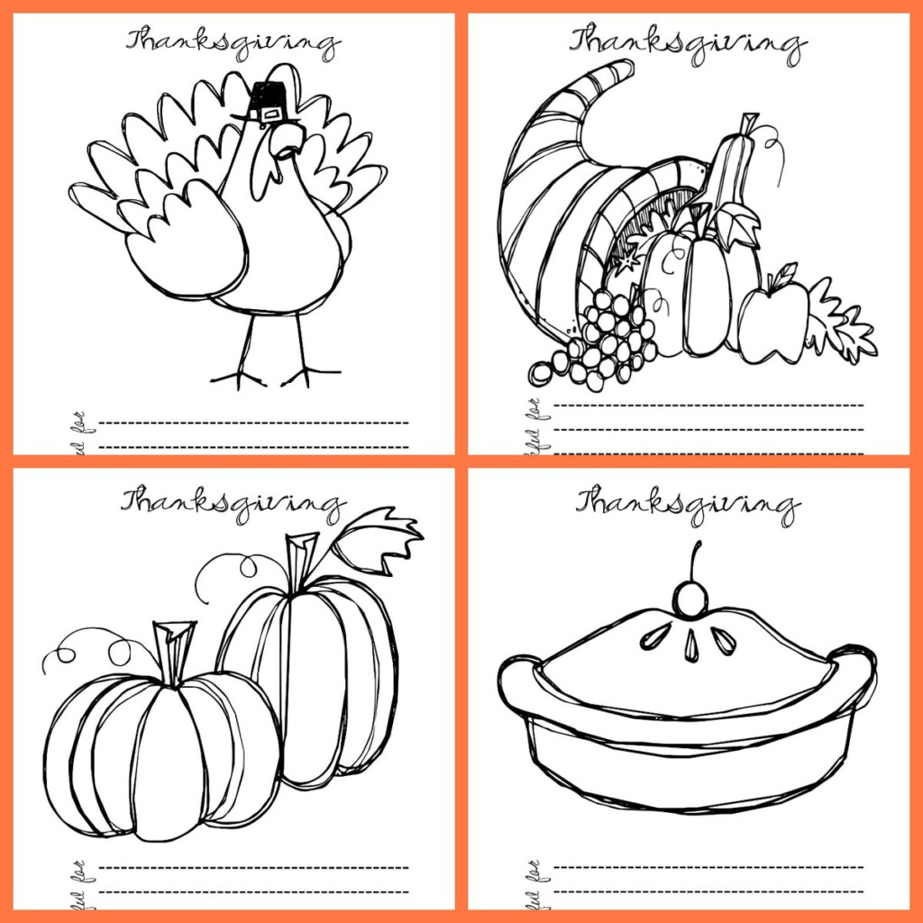 FREE Printable Thanksgiving Coloring Pages Lil 39 Luna