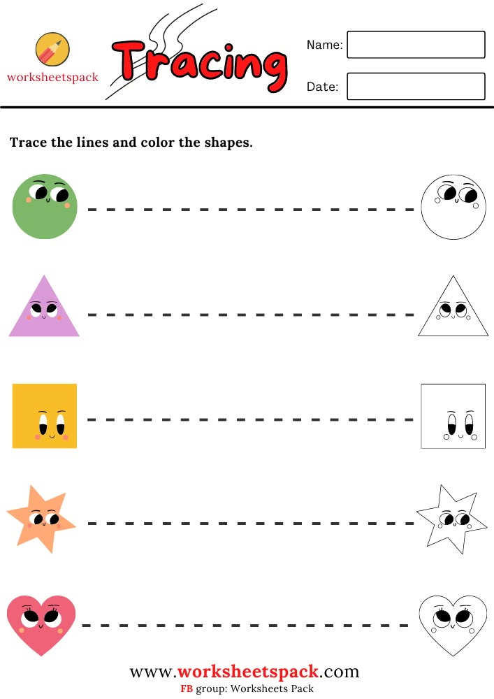 Free Printable Tracing Horizontal Lines Worksheets Printable And 