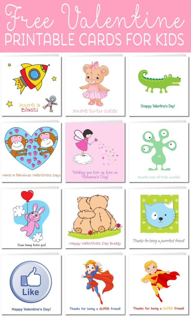 Free Printable Valentine Cards For Preschoolers Free Printable
