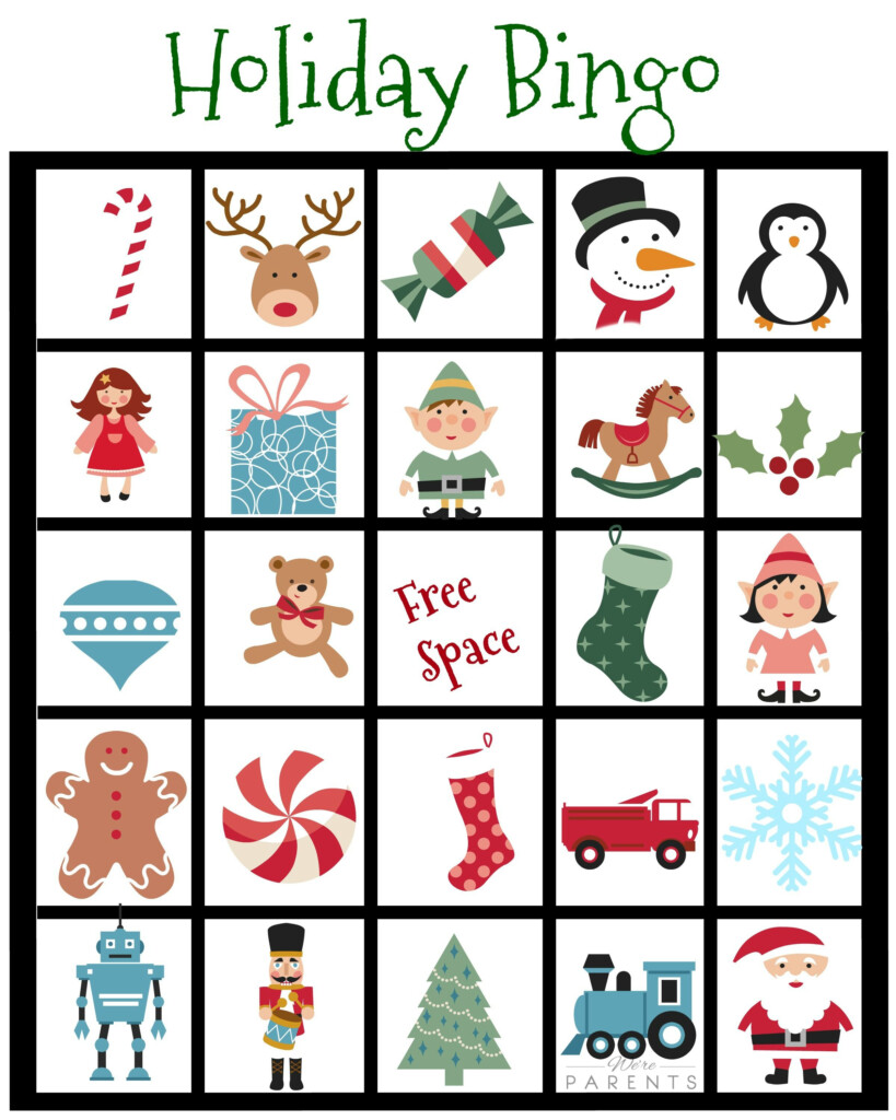Free Printable Xmas Bingo