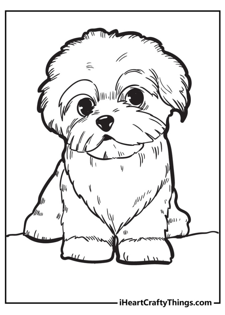 Free Puppy Printable Coloring Pages Unleash Your Inner Artist And 