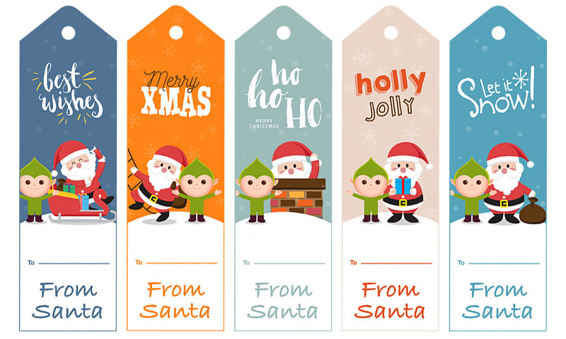 Free Secret Santa Gift Tags In Printable PDF No Registration Required 