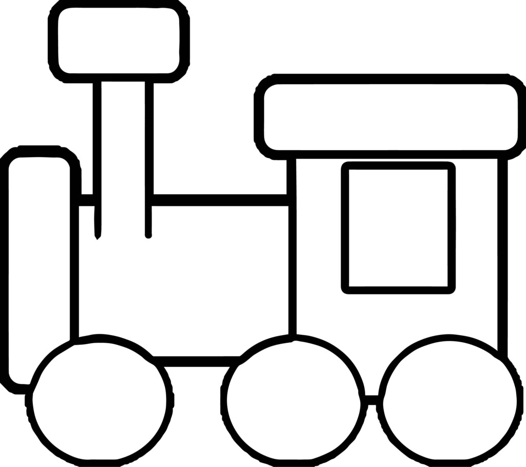 Free Train Template Printable