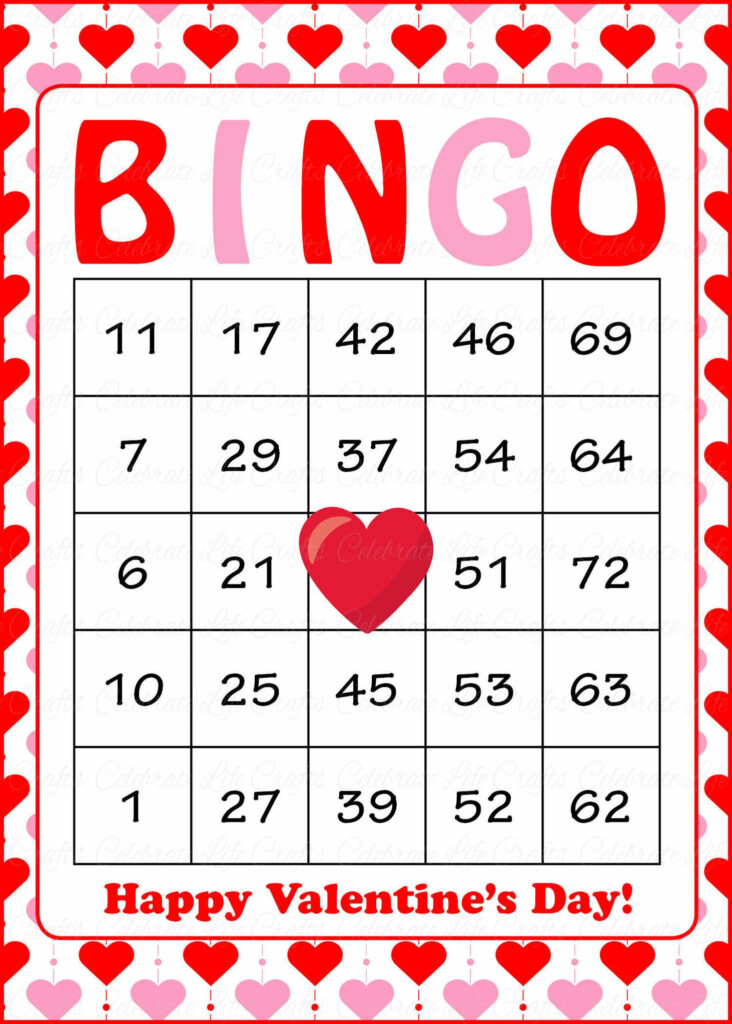 Free Valentine Bingo Game Printable Collection For Kids Printable 
