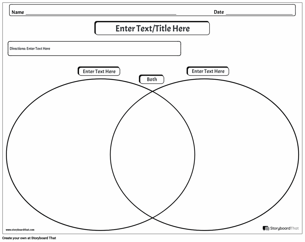 Free Venn Diagram Maker Printable Customizable Examples Worksheets 
