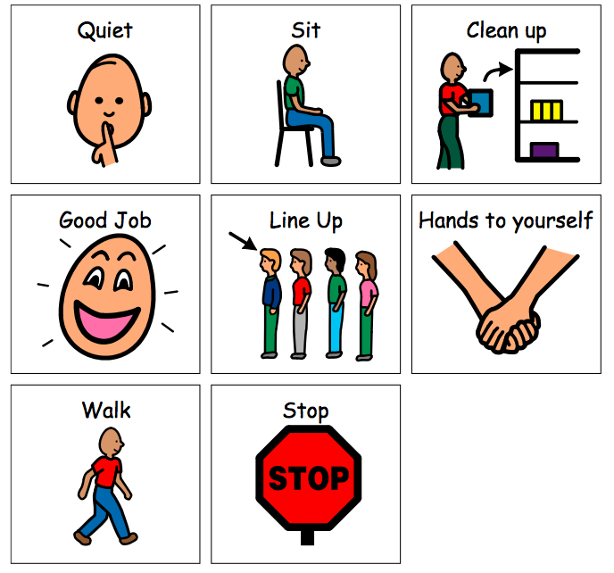 Free Visuals For Autism Classroom