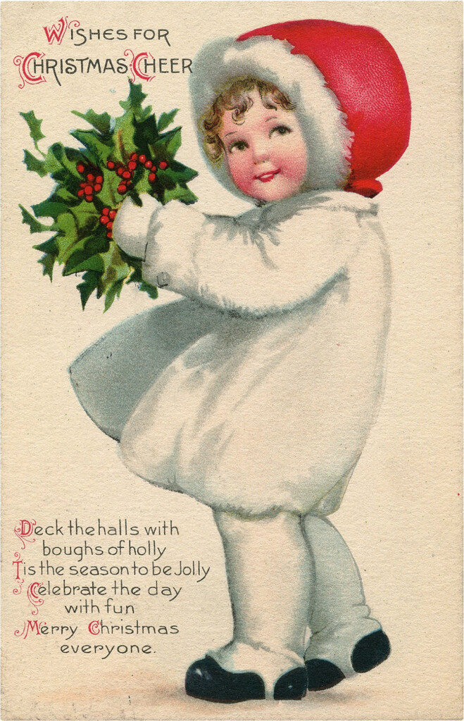 Fresh Vintage By Lisa S Vintage CHRISTMAS Postcard Printables