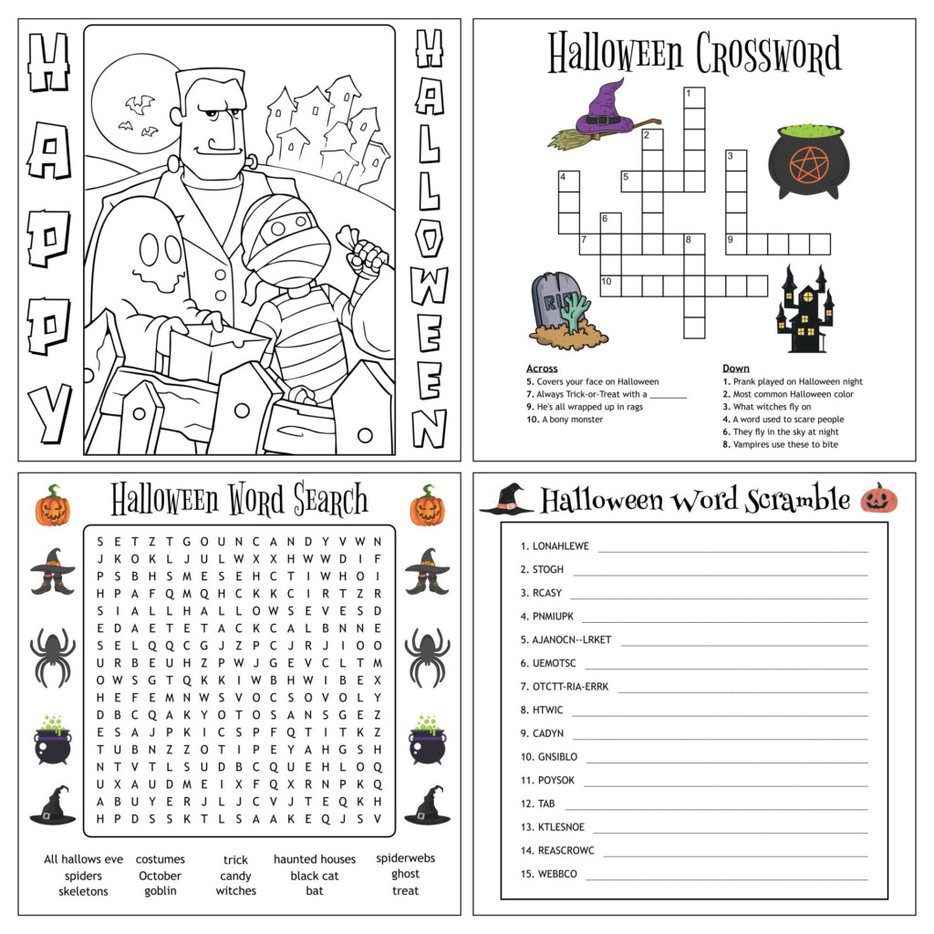 Halloween Activity Sheets Free Printable Dev onallcylinders