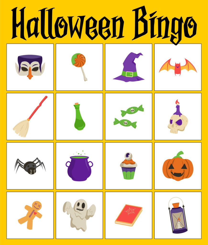 Halloween Bingo Cards 15 Free PDF Printables Printablee