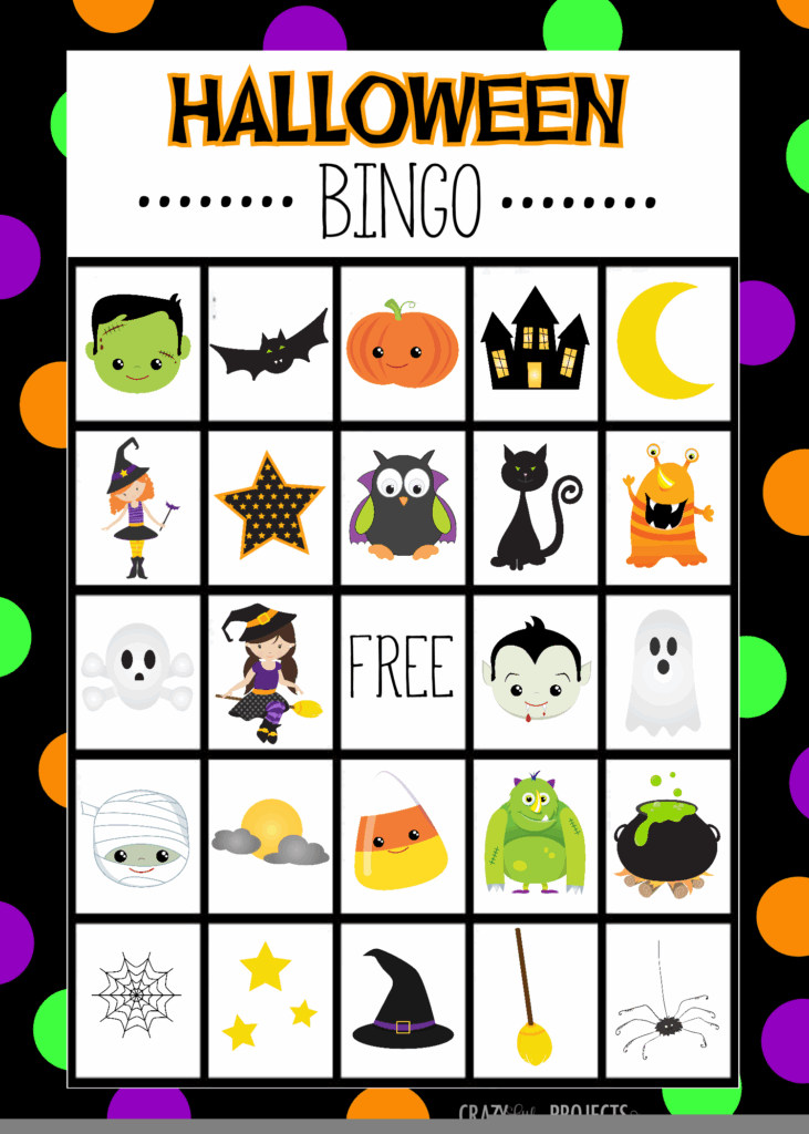 Halloween Bingo Printable Cards Printable Bingo Cards
