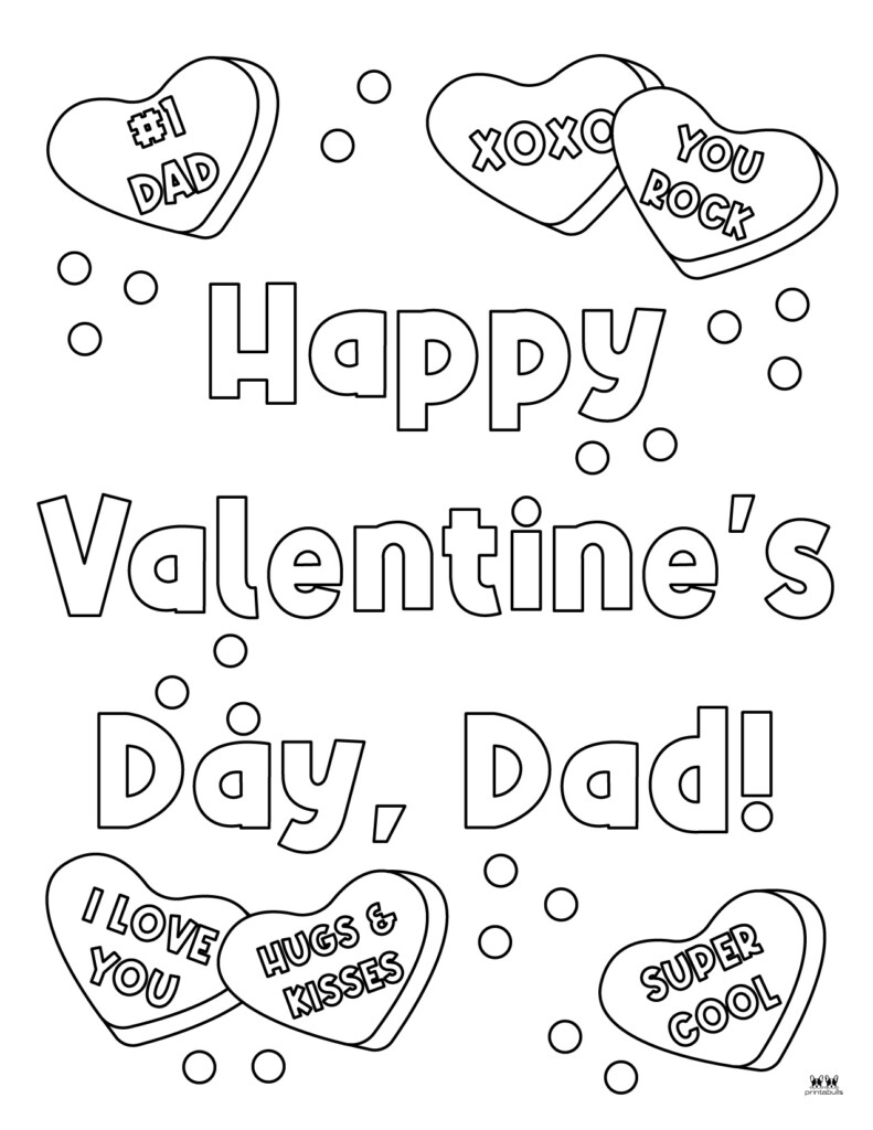 Happy Valentine 39 s Day Coloring Pages 34 Pages Printabulls