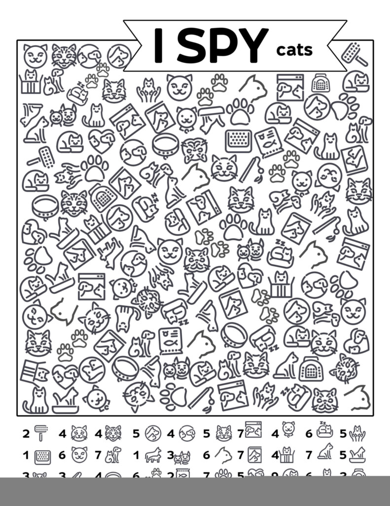 I Spy Printable Worksheets Printable Worksheets