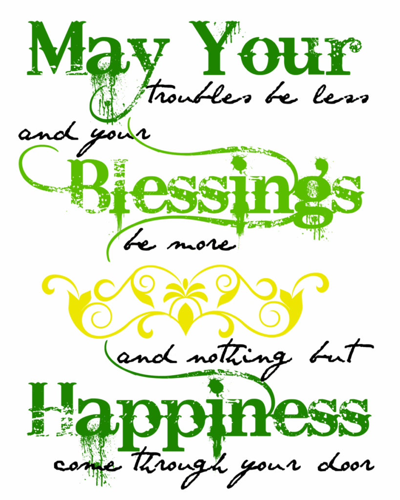 Irish Blessing Printable Art A Mom 39 s Take