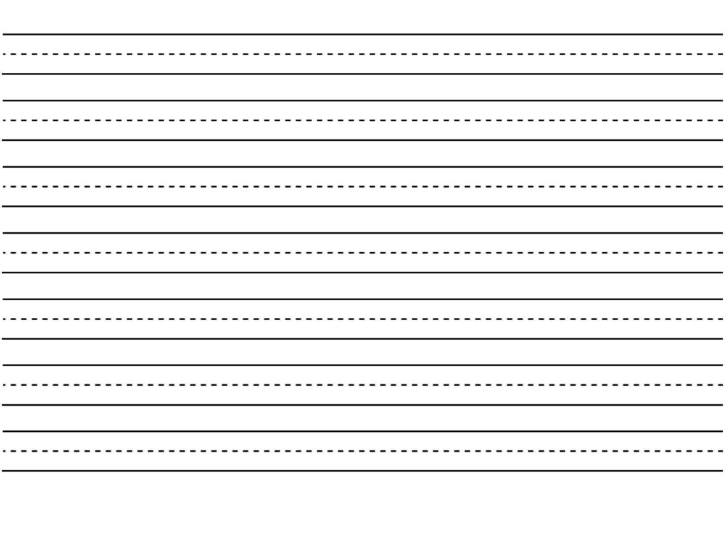 Kindergarten Writing Paper Printable Writing Worksheets