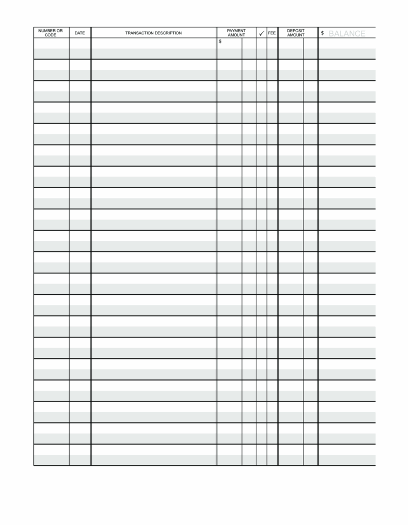 Ledger Forms Printable Printable Forms Free Online