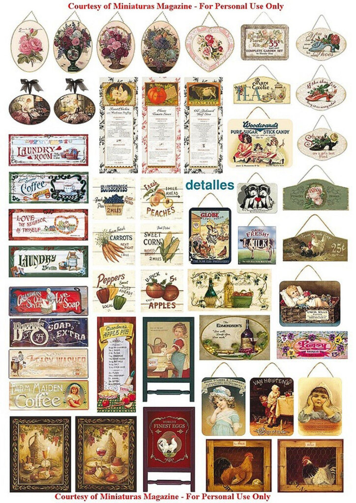 Miniature Dolls House Printables Printable New Year Banners