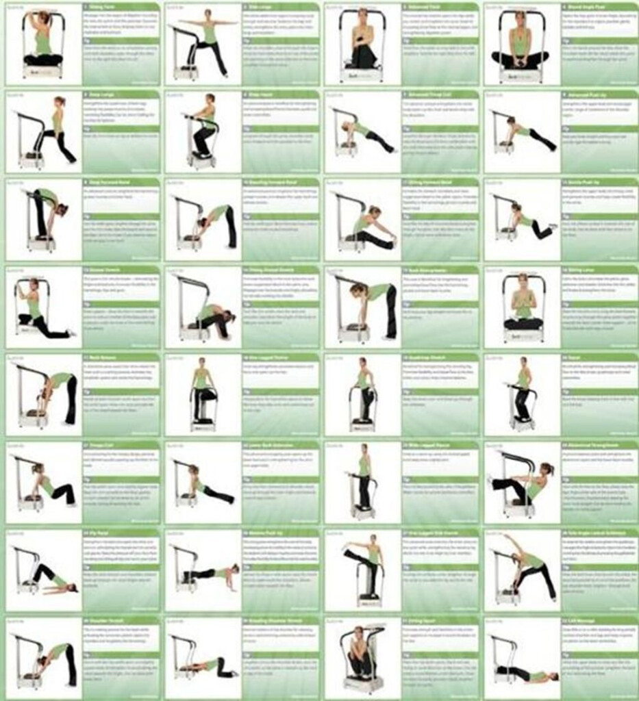 Pdf Printable Free Vibration Plate Exercise Chart Printable Templates