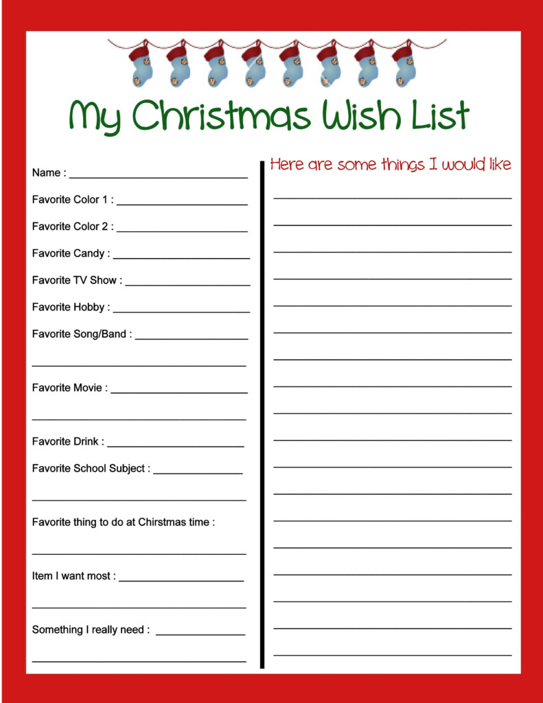 Pinbecky Stout On Christmas Christmas Wish List Template Free 