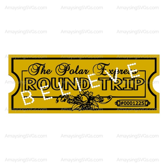 Polar Express Ticket Printable Pdf PrintableDB web app