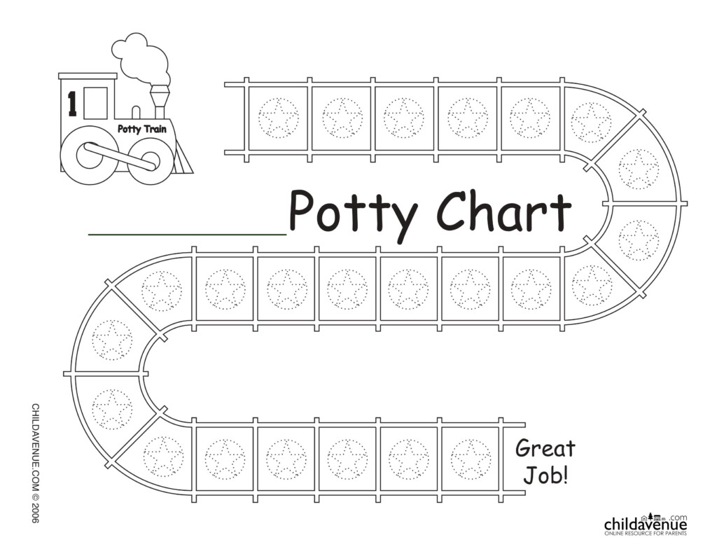 Potty Training Sticker Chart Free Printable Free Printable Potty 