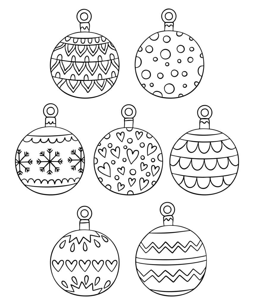 Preschool Christmas Ornaments 13 Free PDF Printables Printablee