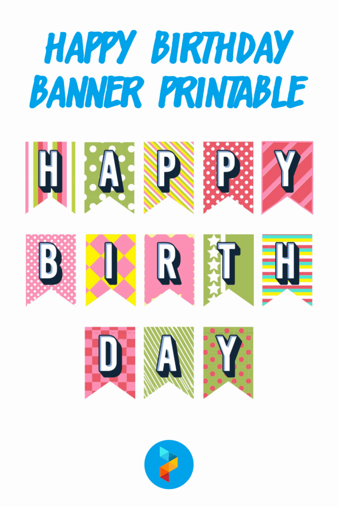 Printable Birthday Banner
