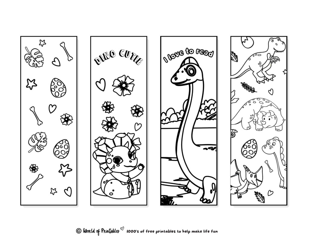 Printable Bookmarks To Color 120 For Adults Kids World Of Printables