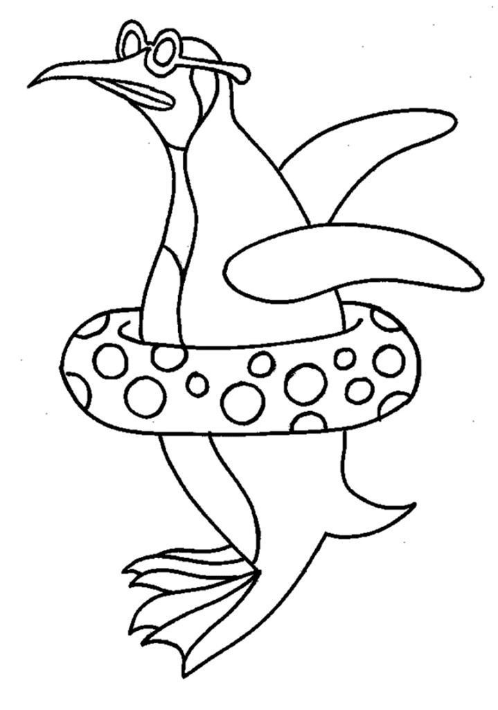 Printable Coloring Pages Penguins