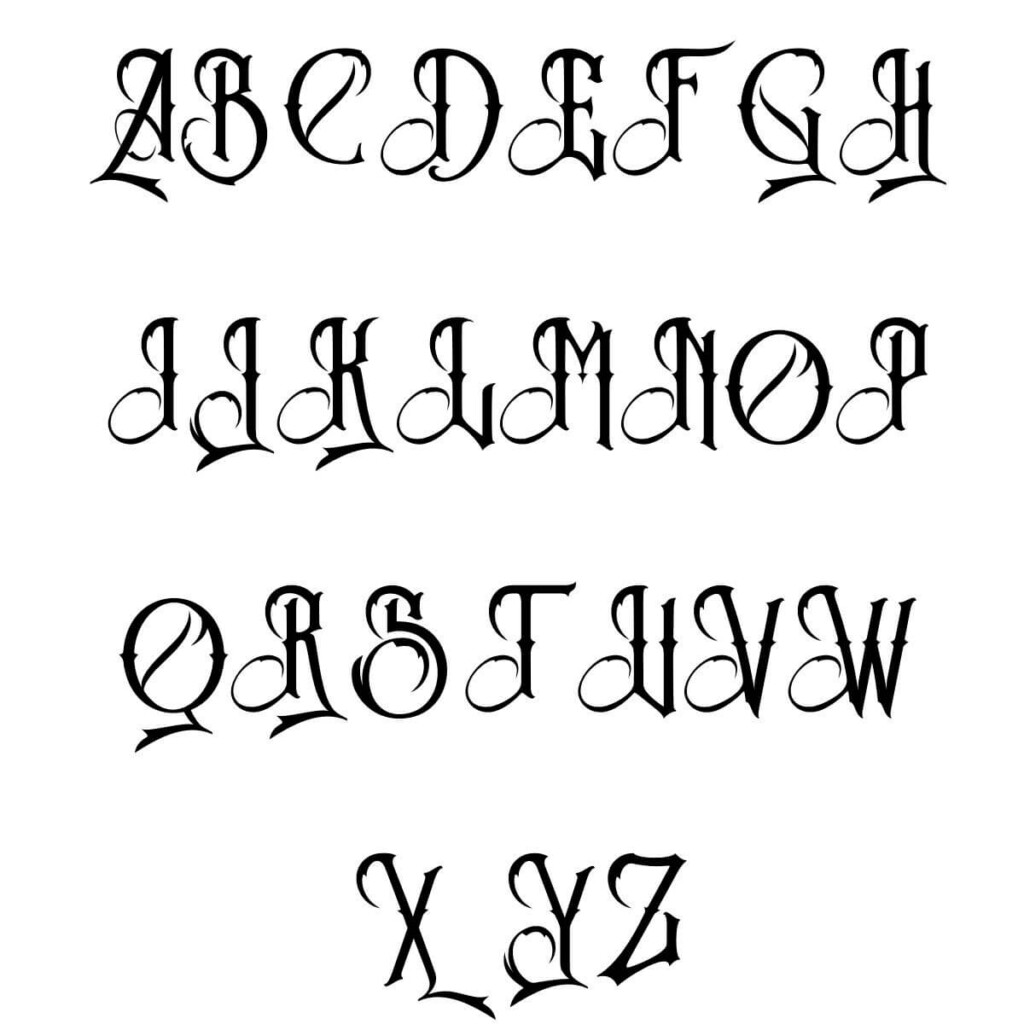 Printable Fancy Letters Stencils Infoupdate