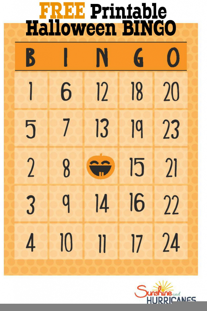 Printable Halloween Bingo Cards Printable Card Free
