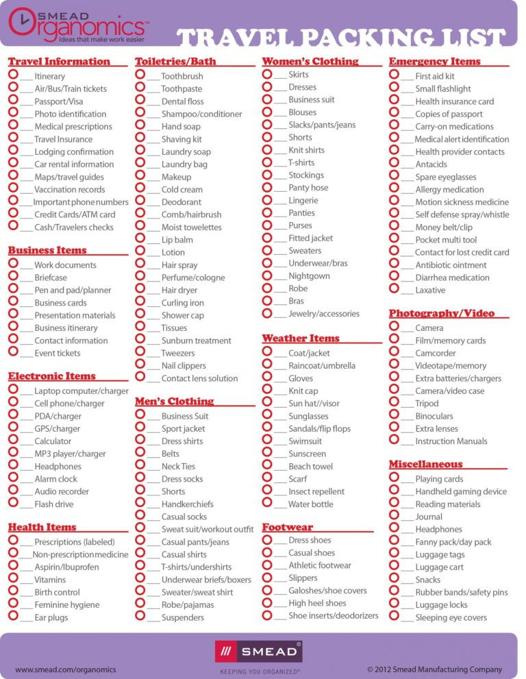 Printable Helpful Travel Tips For Organized Packing Plus A Printable 