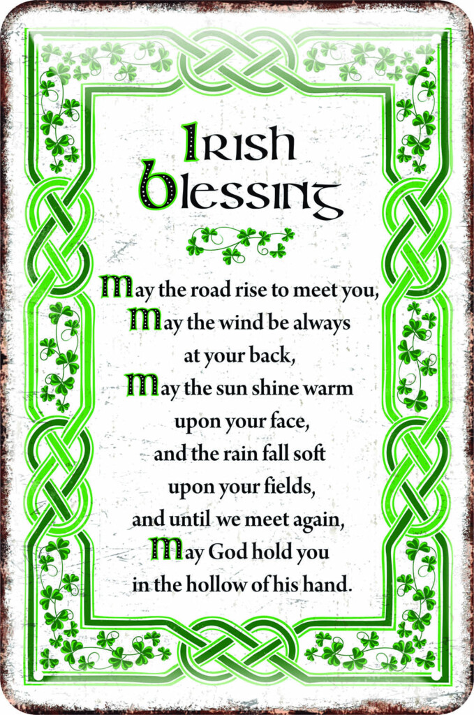 Printable Irish Blessing Prayer