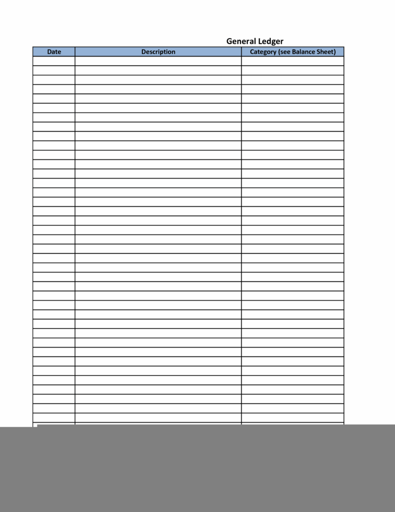 Printable Ledger Paper Design Templates Free Printable 4 Column 