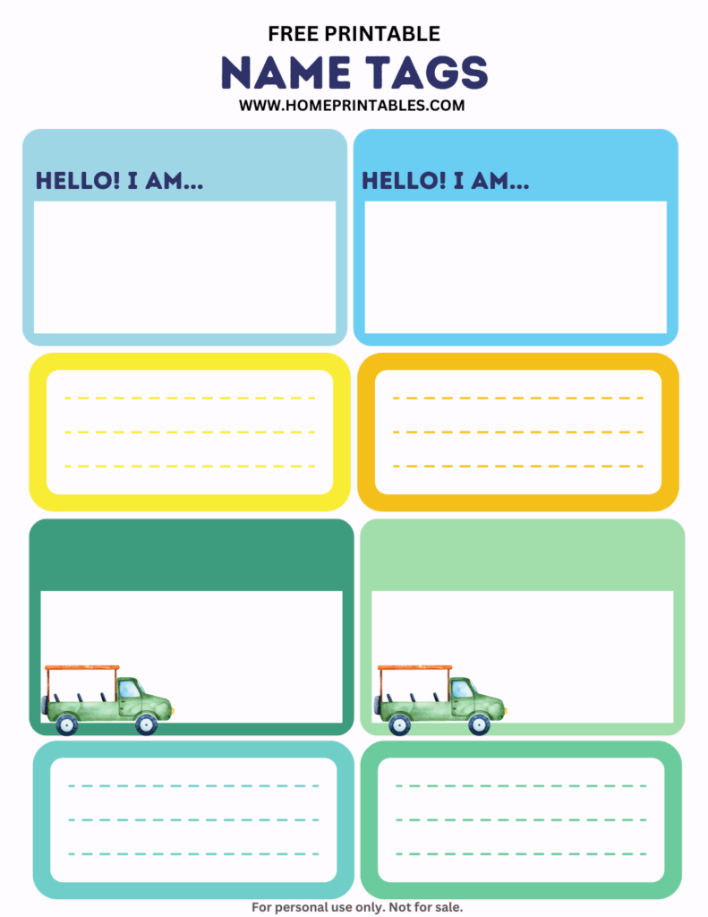 Printable Name Tags For Back To School 59 OFF