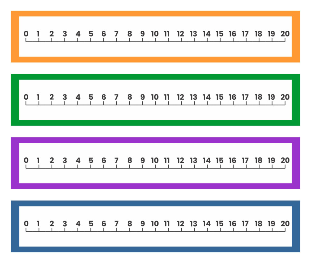 Printable Number Line 1 20 Printable JD
