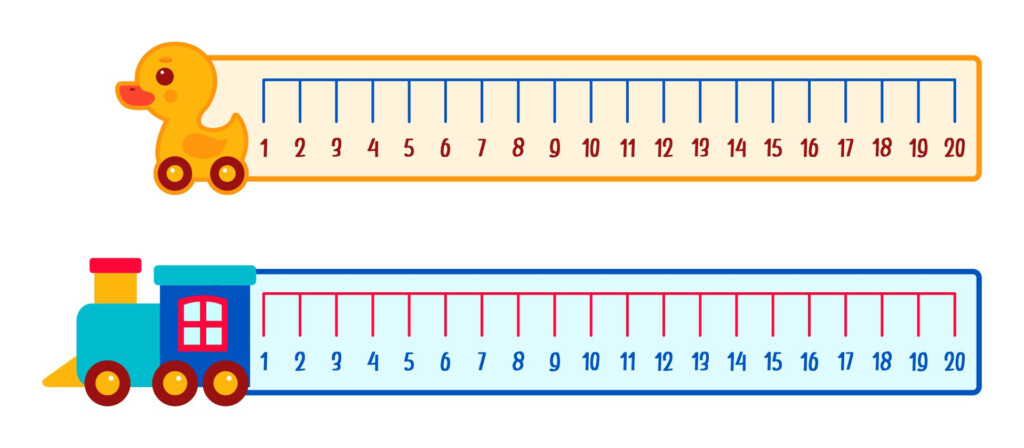 Printable Number Line 20