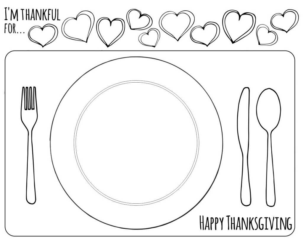 Printable Placemats Templates Printable Calendars AT A GLANCE