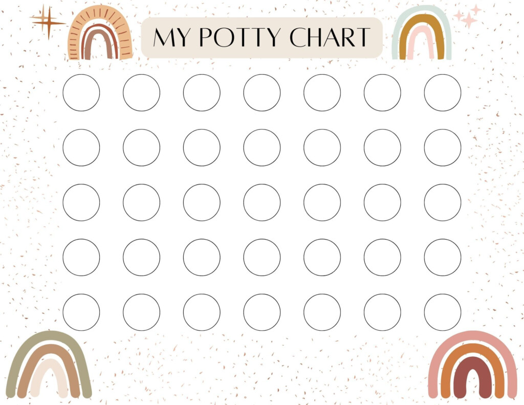 Printable Potty Training Chart Toddler Potty Chart Girl Toilet 