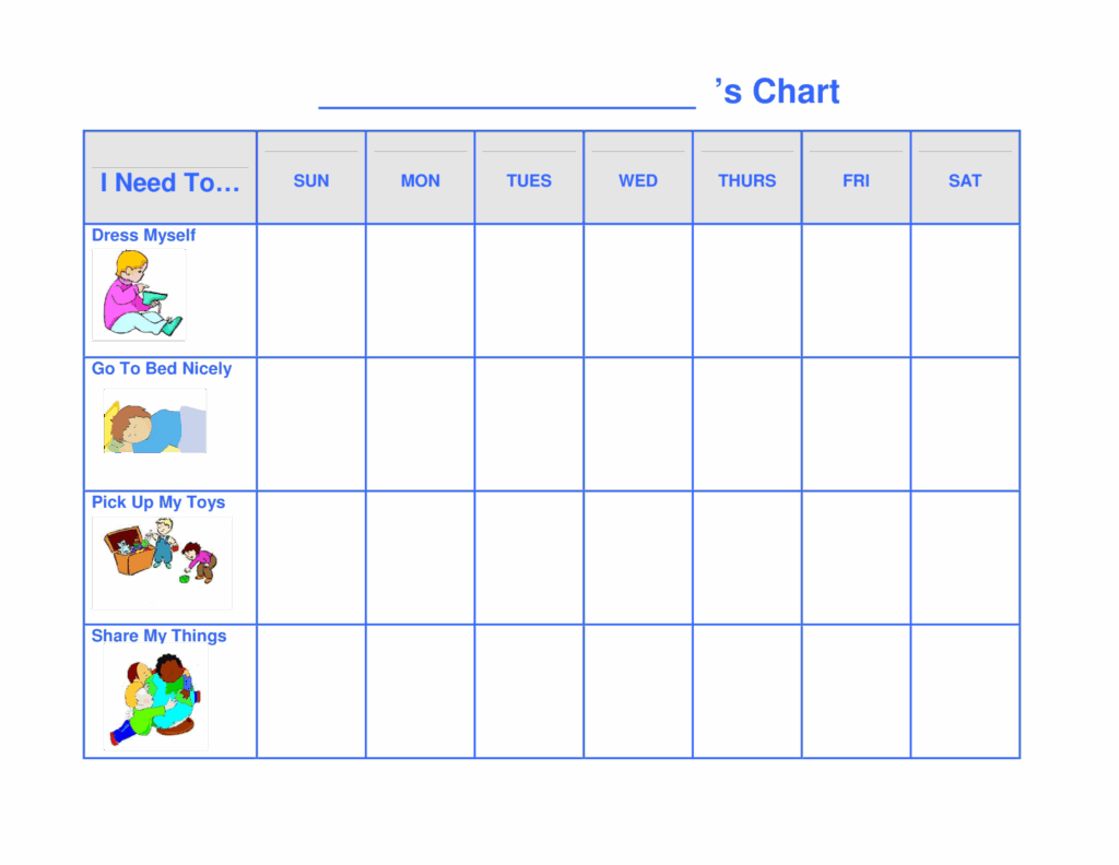 Printable Pre K Behavior Chart PrintableBehaviorChart